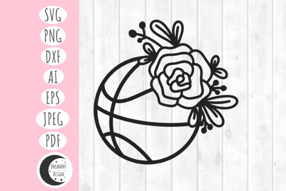 Basketball Svg, Floral Basketball Svg: Graphics & Illustrations Review