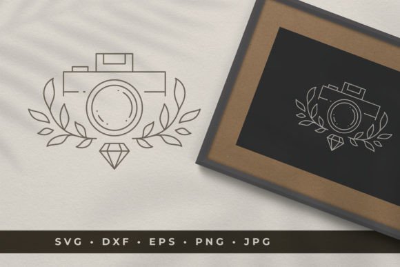 Floral Camera Line Art Design: A Graphic Designer's Review