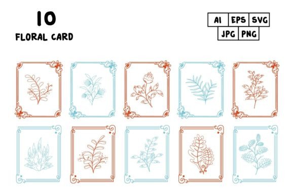 Floral Card Graphics and Illustrations Review