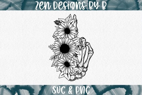 Floral Skeleton Hand Graphic: A Designer's Review for Modern Graphics