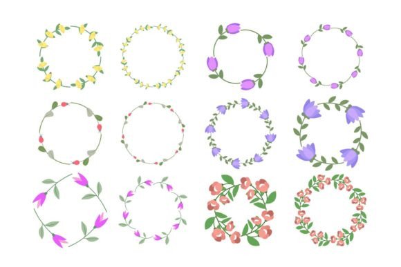 Frame Floral Beauty: Graphics and Illustrations for Real Crafting