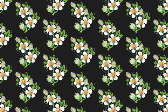 Hand Painted Watercolor Floral: A Review for Graphics and Illustrations