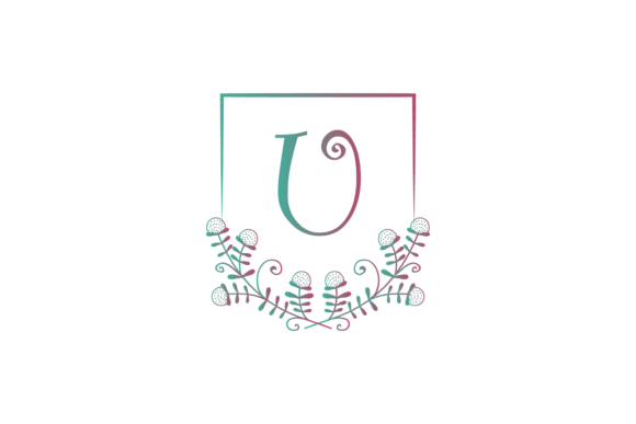 Monogram Floral Invitation: A Review of Modern Graphics and Illustrations