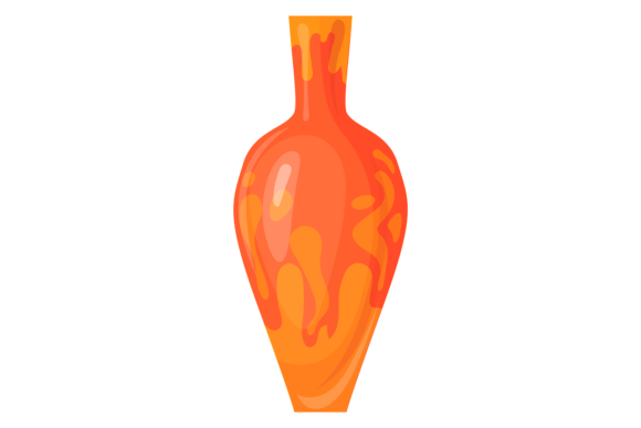 Red Tall Vase. Ceramic Decorative Floral Graphics Review