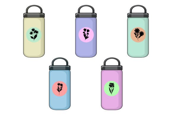 Tumbler with Floral Design: A Graphic Review for Crafters